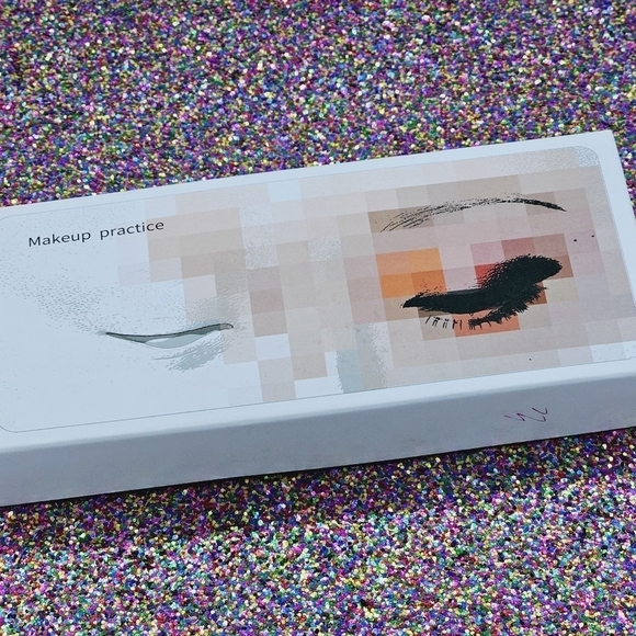 Black Makeup Practice Silicone Mannequin Face Eye Board - Picture 6 of 12